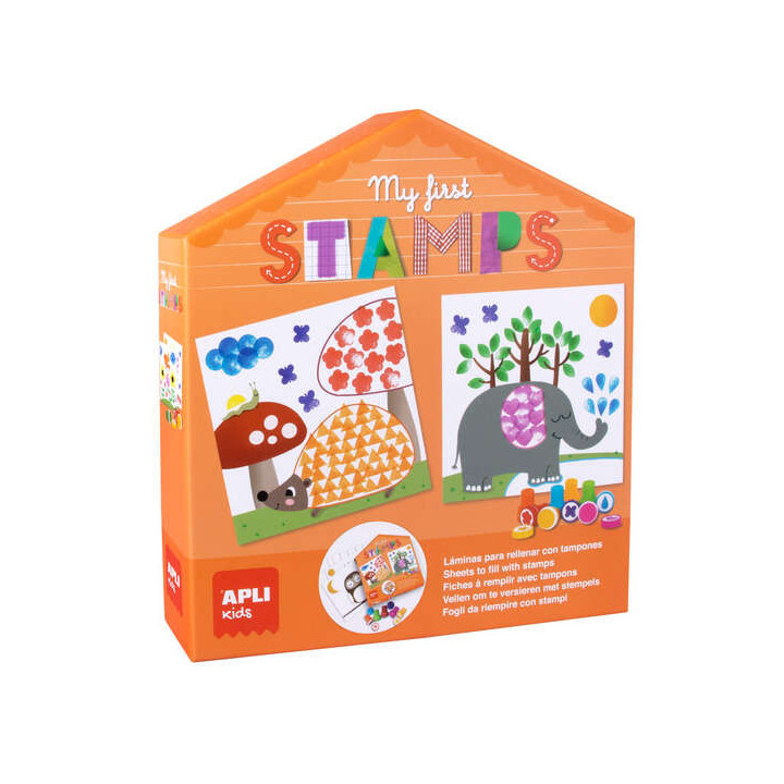 Apli Myfirststamps - Sellos para Niños - Diseños Variados y Divertidos - Faciles de Usar