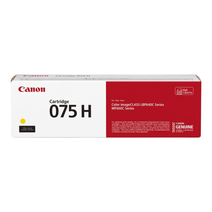 Canon 075H Amarillo Cartucho de Toner Original - 6366C002