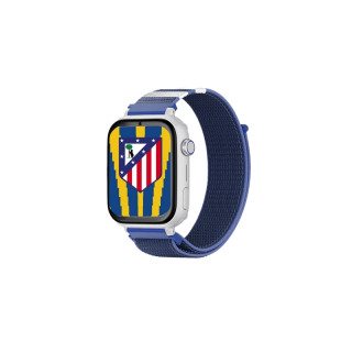 Savefamily Reloj Inteligente Infantil Savewatch Plus Edicion Atletico de Madrid con GPS y Llamada - Correa Tela Azul