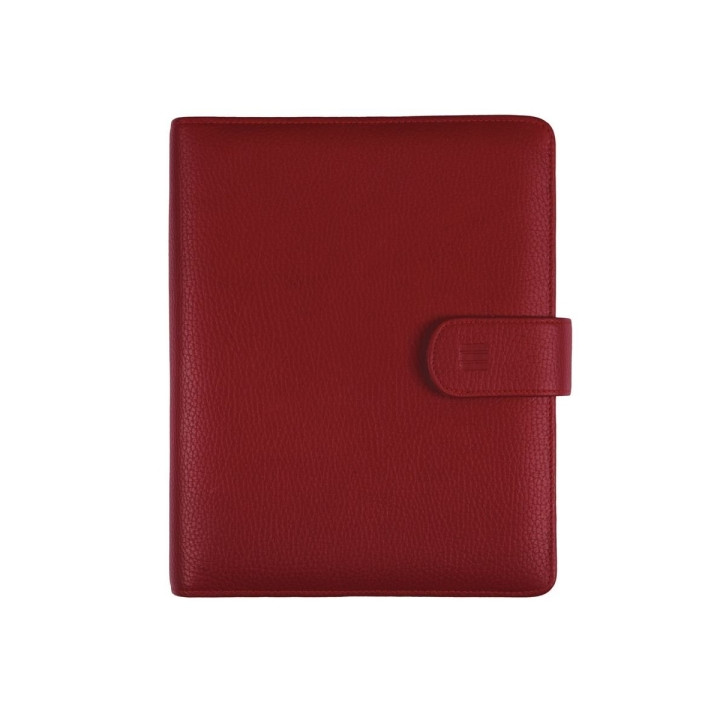 Finocam Open Piel Andrea Agenda Organizador - Formato 1000 - 205x43x249mm - 1 Dia por Pagina - Color Burdeos