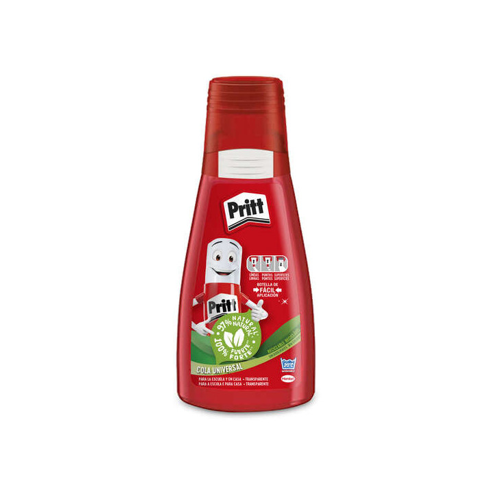 Pritt Cola Universal Liquida Transparente 100gr - Ideal para Manualidades - Lavable - Sin Disolventes - Pega Diferentes Materia