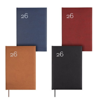 Finocam Dynamic Milano Pack de 5 Agendas Surtidas - Anual 2026 - Tapa Dura Acolchada - Formato Y11 - Semana Vista en Vertical -