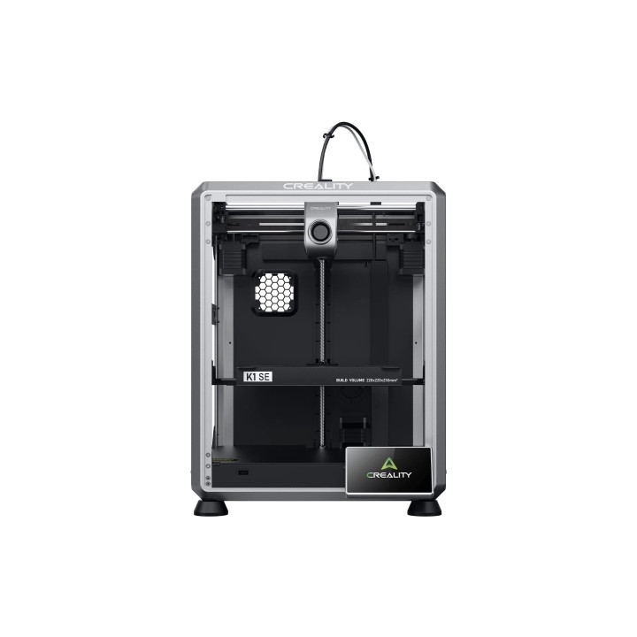 Creality K1 SE Impresora 3D Cerrada - Volumen 22x22x25cm - Extrusor Dual Direct Drive - Velocidad Maxima de 600mm/s - Aceleraci