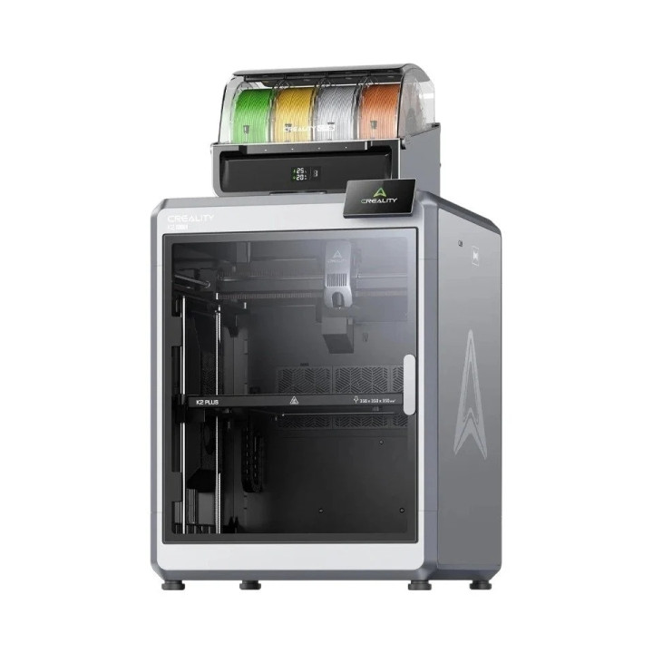 Creality K2 Plus Combo Impresora 3D Cerrada + Unidad CFS - Volumen 35x35x35cm - Impresion de Alta Velocidad de 600mm/s - Camara