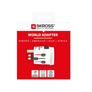 Skross Adaptador Universal de Viaje - Mas de 200 Paises - 250V
