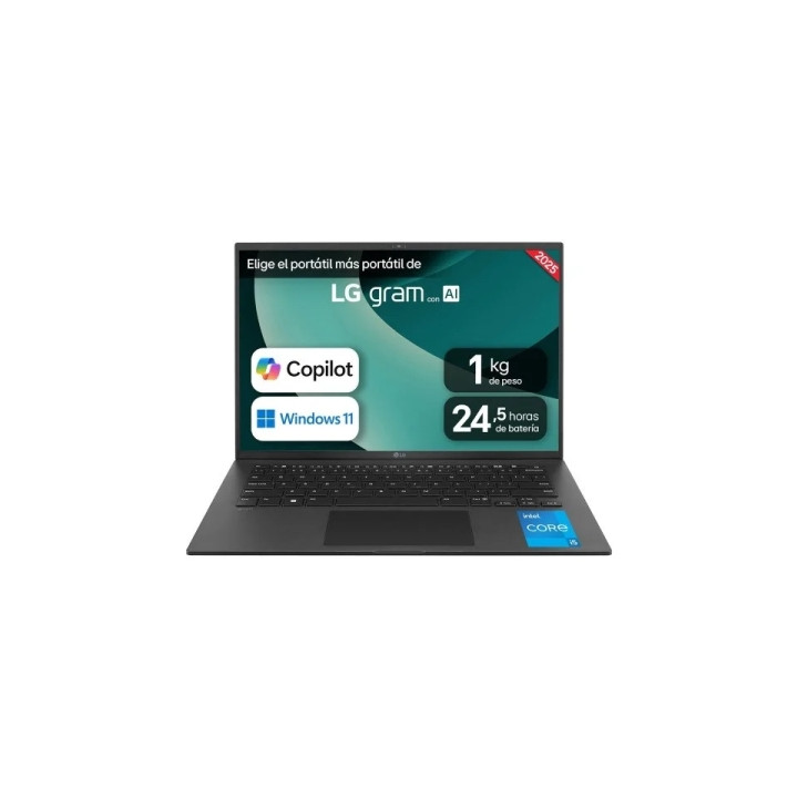 LG Gram 14Z90RU-G.AA55B Portatil 14" Intel Core I5-1334U - 16GB - 512GB SSD - Windows 11 Home - Color Negro - Teclado QWERTY (E