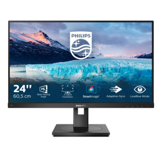 Philips S Line 242S1AE/00 Monitor 23.8" LED IPS FullHD 75Hz - Respuesta 4ms - Altavoces 4W - Regulable en Altura