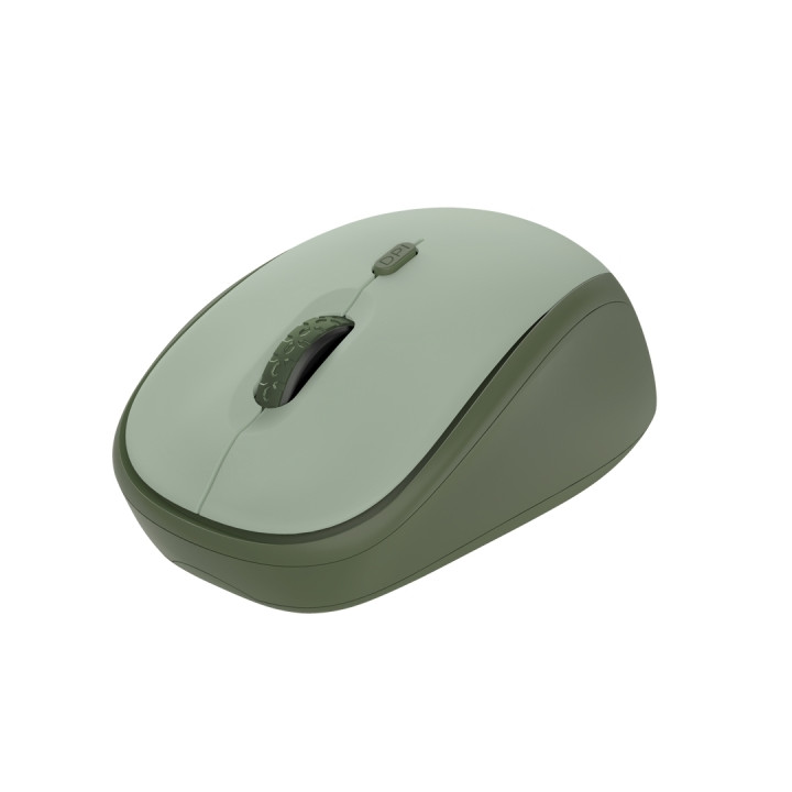 Trust Ivy+ Raton Inalambrico  - 1600dpi - Compacto - 12 Meses de Atonomia - Color Verde