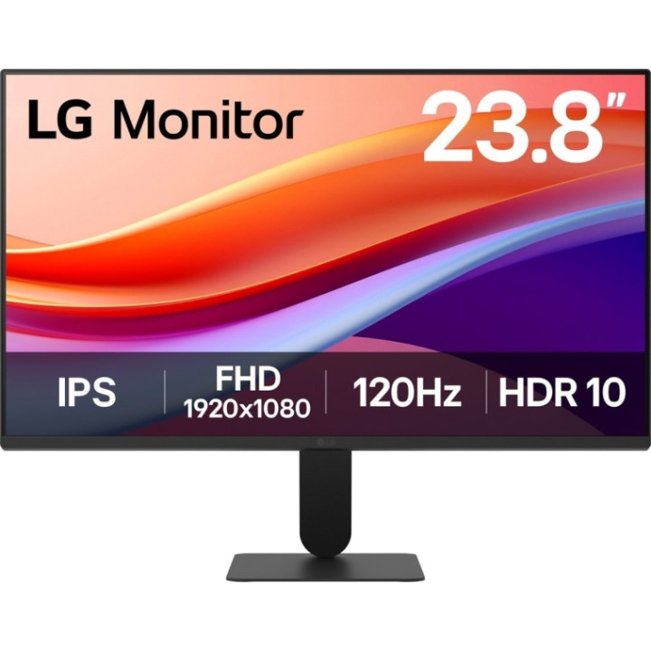 LG Monitor 23.8" LED IPS Entry FullHD 120Hz - Respuesta 5ms - 16:9 - HDMI - VESA 100x100mm