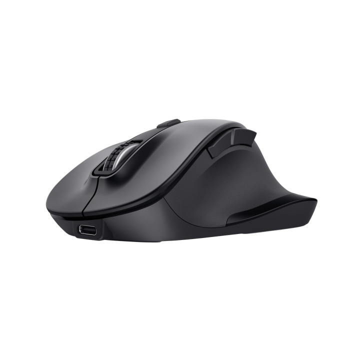 Trust Fyda Raton Inalambrico Multidispositivo - Bluetooth - 2400 dpi - 6 Botones - Color Negro