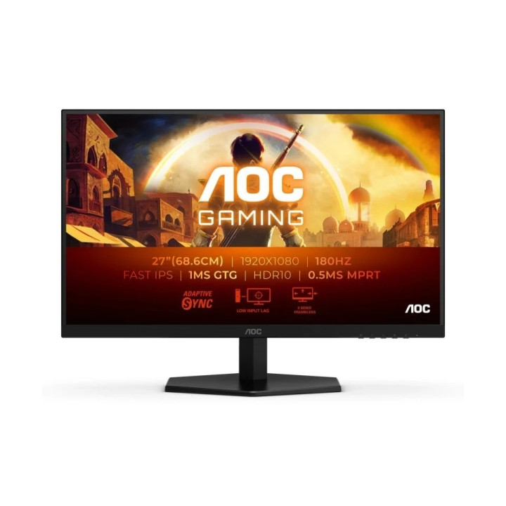 AOC 27G42E Monitor 27" LED FastIPS FHD 180Hz - Respuesta 1ms - HDMI