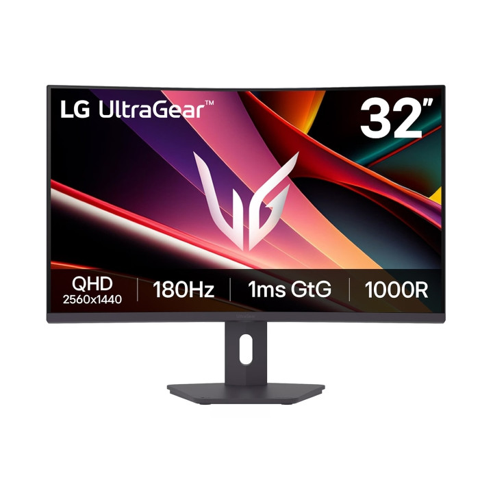 LG UltraGear Monitor 31.5" Curvo 1000R VA QHD FreeSync 180Hz - Respuesta 1ms - 16:9 - HDMI