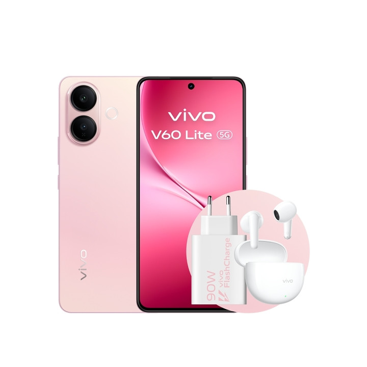 Vivo V60 Lite 5G Smartphone Pantalla 6.77" - 120Hz - 8GB - 256GB - Camara 50Mp - Bateria 6500mAh - Admite Carga de 90W - Color