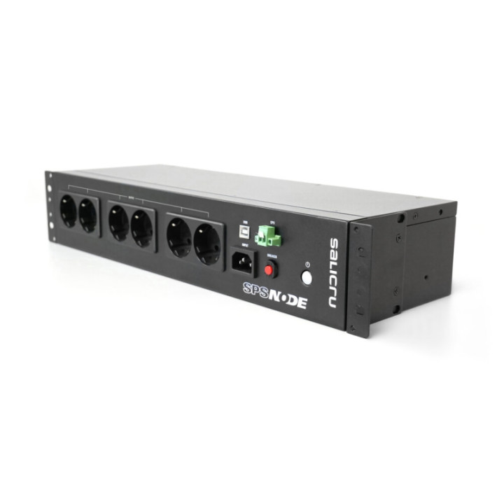 Salicru SPS 900 NODE SAI 900VA Off-line - Formato Rack - 8 Salidas Schuko - Indicador LED