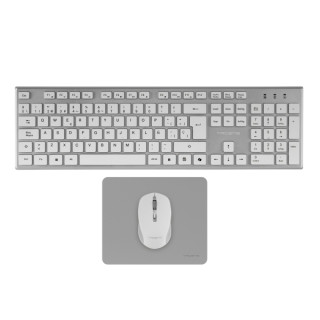 Tacens Zenith Combo Pack Inalabrico de Teclado Completo + Raton y Alfombrilla - Disposicion QWERTY ES - Teclas Silenciosas de P