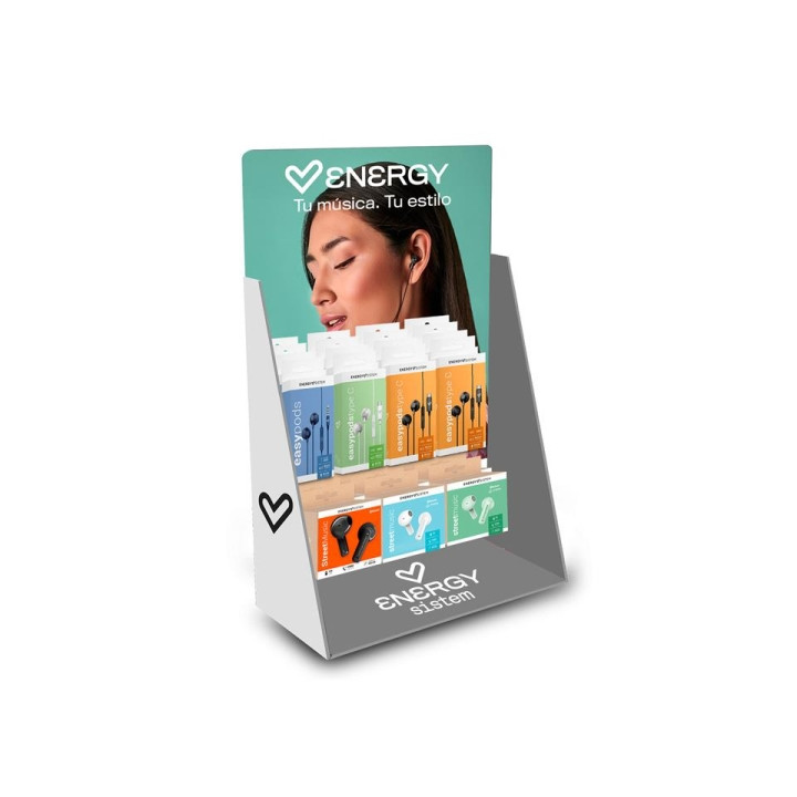 Energy Sistem Pack Auriculares y Altavoces + Expositor - StreetMusic