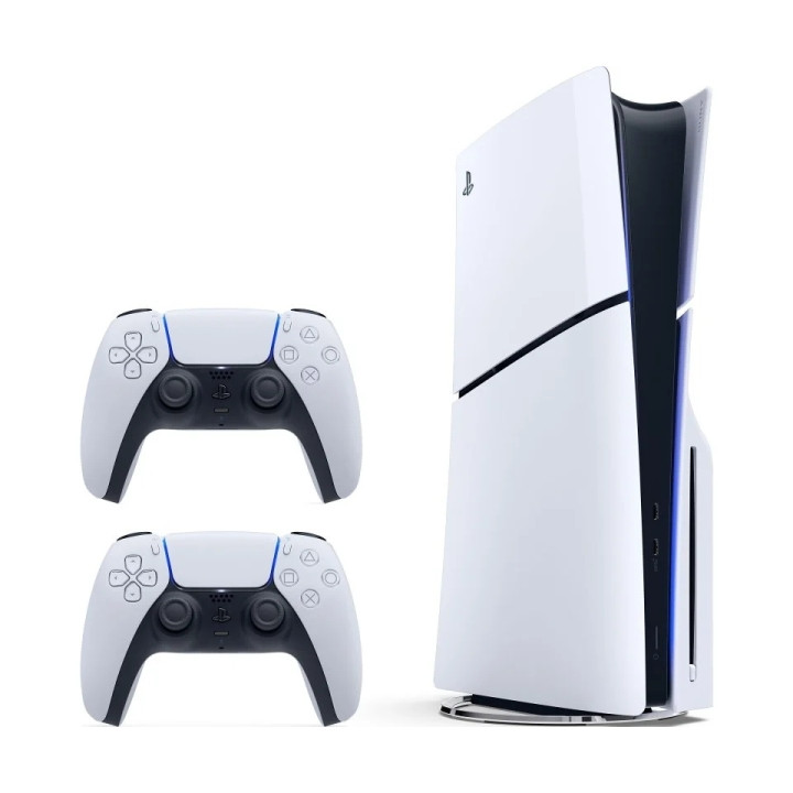 Sony PS5 Consola PlayStation 5 Slim Chasis D 1TB con 2 Mandos Inalambricos DualSense®