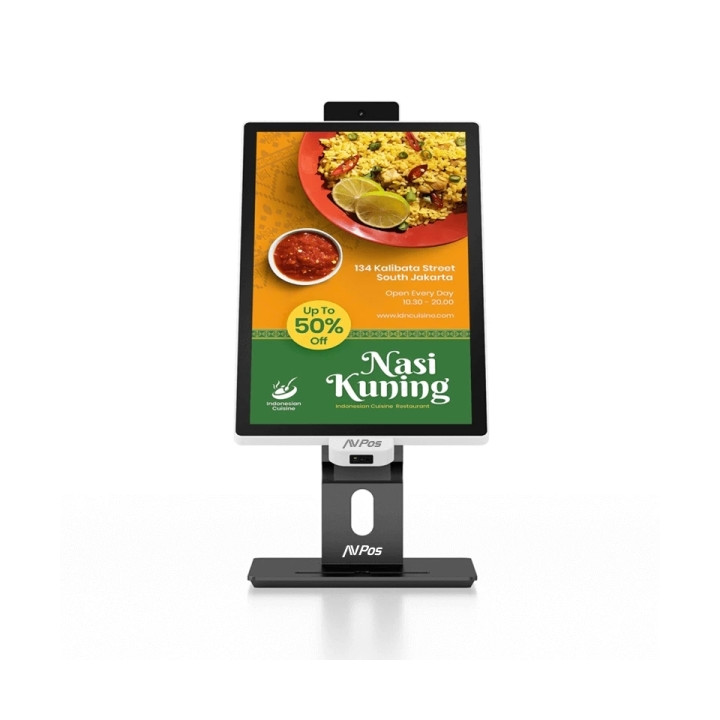 AVPos Kiosko Autoservicio Sobremesa CD22 - 22 Pulgadas Tactil - I3 10th - 8GB Memoria - SSD 256GB - Escaner 2D - WIFI - Color N