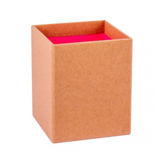 Apli Cubilete Portalapices Fluor Collection - Acabado Kraft - Tacto Suave - Diseño Elegante y Versatil - Color Rosa Fluorescen