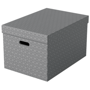 Pack 3 cajas grises 510x355x305mm esselte 628287