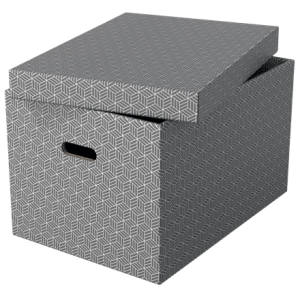 Pack 3 cajas grises 510x355x305mm esselte 628287