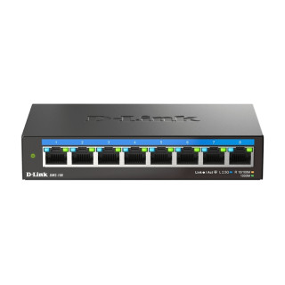 D-Link Switch 8 Puertos Multigigabit 2.5G No Gestionado - Switching 40 Gbps - Chasis Metalico