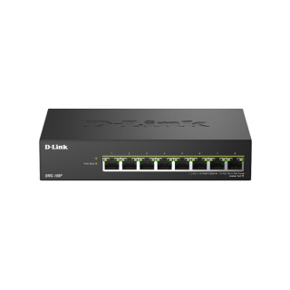 D-Link Switch 8 Puertos 2.5G PoE No Gestionado - Switching 40 Gbps - PoE 230W