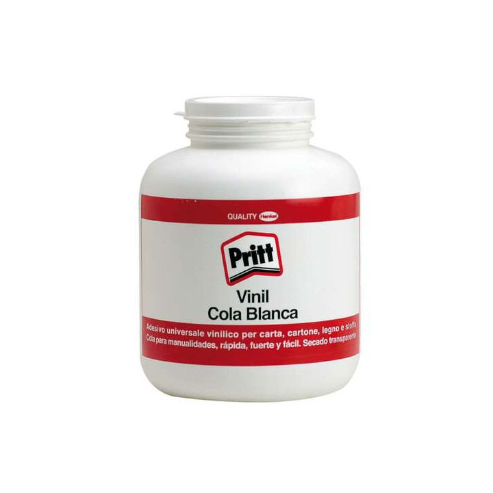 Pritt Cola Blanca 1Kg - Sin Disolventes - Lavable a 20ºC - 90% de Ingredientes Naturales - Seguro para los Niños