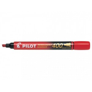 Marcador permanente punta biselada sca-400 rojo pilot sca-400-r