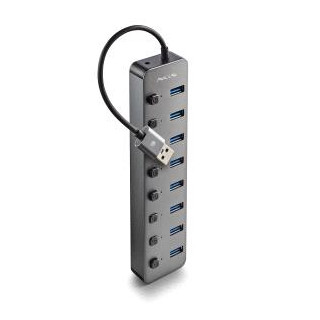 NGS IHUB8  Hub USB 3.0 - 8 Puertos USB 3.0 con Interruptores - Hasta 5Gbps