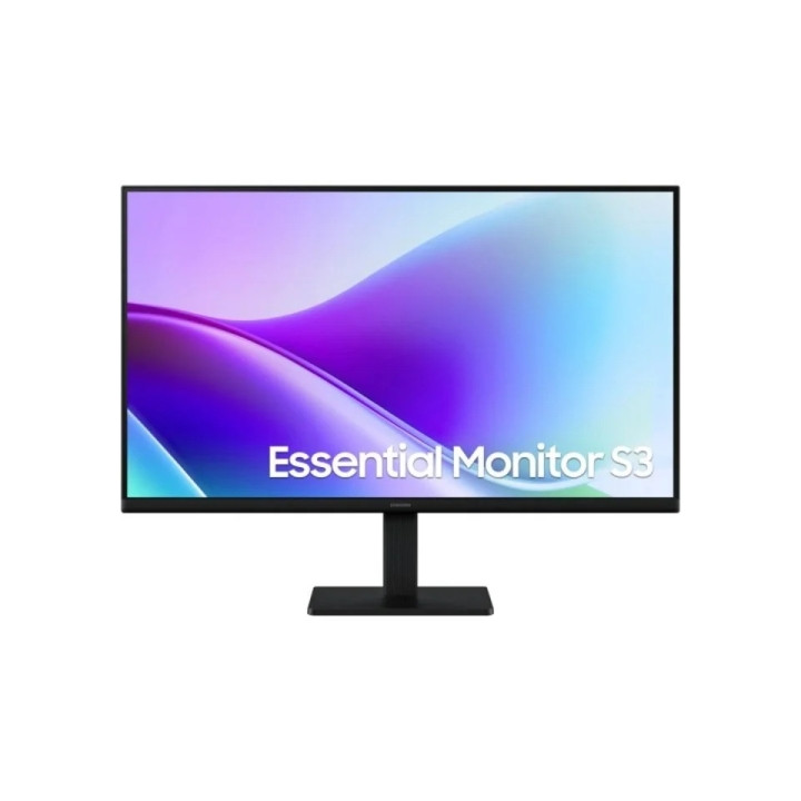 Samsung Essential S3 Monitor 27" IPS FullHD 120Hz - Respuesta 5ms - HDMI - VESA  100x100mm - Color Negro