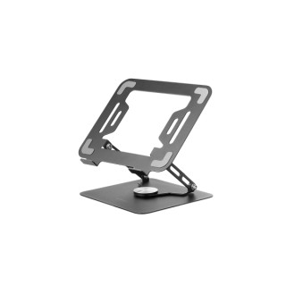 Mars Gaming MA-RSN Soporte de Sobremesa para Portatiles y Tablets hasta 17" - Ajustable en Altura - Rotacion 360º - Inclinacio