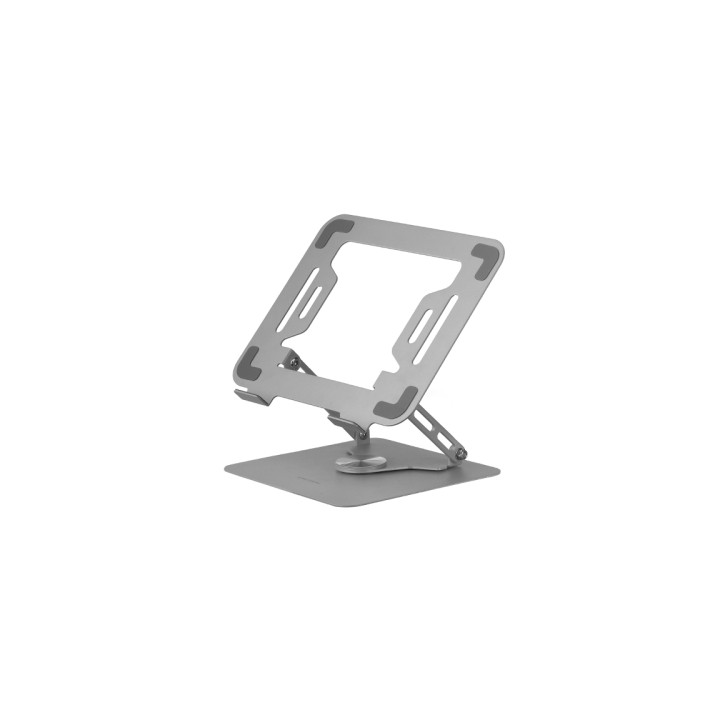 Mars Gaming MA-RSN Soporte de Sobremesa para Portatiles y Tablets hasta 17" - Ajustable en Altura - Rotacion 360º - Inclinacio