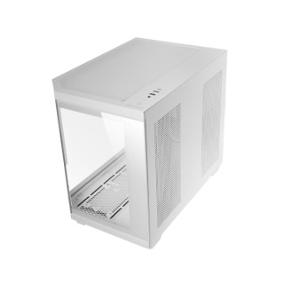 Mars Gaming MC‑3TCORELCDM Minitorre Ultracompacta - Soporte MicroATX/Mini-ITX - Triple Cristal Templado - Pantalla IPS de 7.2