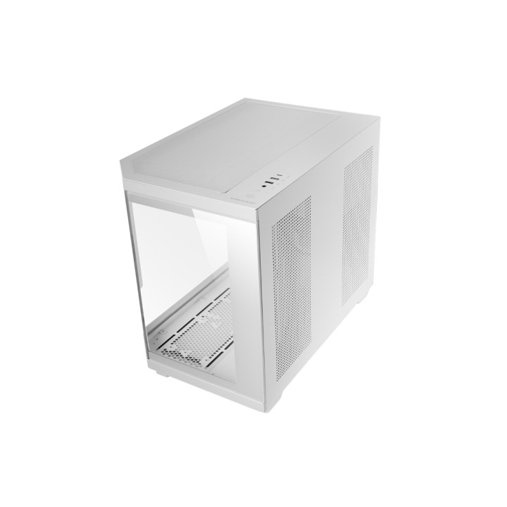 Mars Gaming MC‑3TCORELCDM Minitorre Ultracompacta - Soporte MicroATX/Mini-ITX - Triple Cristal Templado - Pantalla IPS de 7.2