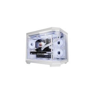 Mars Gaming MC-3TCOREM Minitorre Ultracompacta - Soporte MicroATX/Mini-ITX - Triple Cristal Templado - Doble Camara - 5 Ranuras