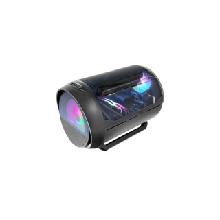 Mars Gaming MC-CYLON Minitorre Ultracompacta - Ventilador Frontal RGB Chroma de 200mm - Ventilador Trasero de 120mm - Soporte M
