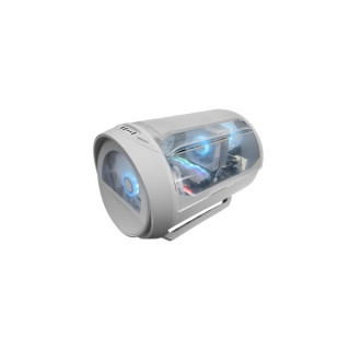 Mars Gaming MC-CYLON Minitorre Ultracompacta - Ventilador Frontal RGB Chroma de 200mm - Ventilador Trasero de 120mm - Soporte M