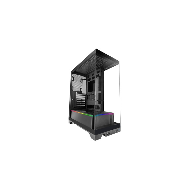 Mars Gaming MC-PRISMA Caja Torre ATX - Iluminacion ARGB Lateral y Frontal - Triple Cristal Templado - Soporte para Refrigeracio