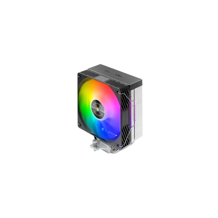 Mars Gaming MCPU-X4ARGB Disipador CPU con 220W de Potencia - Ventilador PWM de 120mm - Iluminacion ARGB - 4 Heatpipes HCT - Col