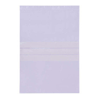 Apli Pack de 100 Bolsas con Zip Auto Cierre Transparentes 250 x 350mm - Material LDPE - Cierre Seguro y Facil Manipulacion - Us