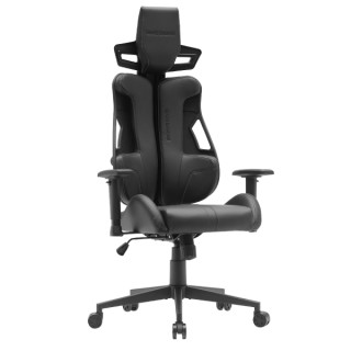Mars Gaming MGC-ELITE Silla Gaming Premium - Ruedas XL - Piston de Gas Clase 4 - Respaldo Flexible Adaptativo - Reposabrazos Aj