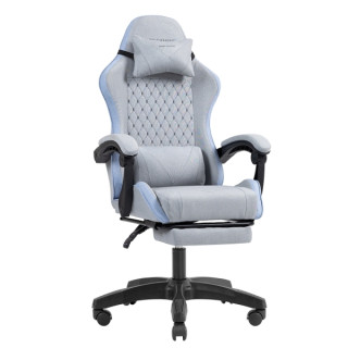 Mars Gaming MGC-X FABRIC Silla Gaming Ergonomica - Reposapies Extensible - Cojines Lumbar y Cervical - 660x540x1250mm - Tejido