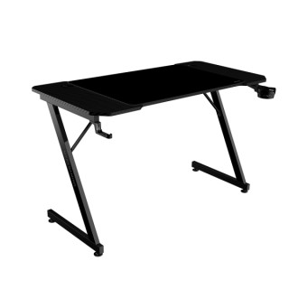 Mars Gaming MGD-X120 Mesa Gaming - Soportes Auriculares y Bebidas - Alfombrilla XXL - Estructura Acero - 120x60x1.5cm - Acabado