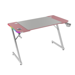 Mars Gaming MGD-X120RGB Mesa Gaming - Iluminacion ARGB con Mando - Soportes Auriculares y Bebidas - Alfombrilla XXL - Estructur