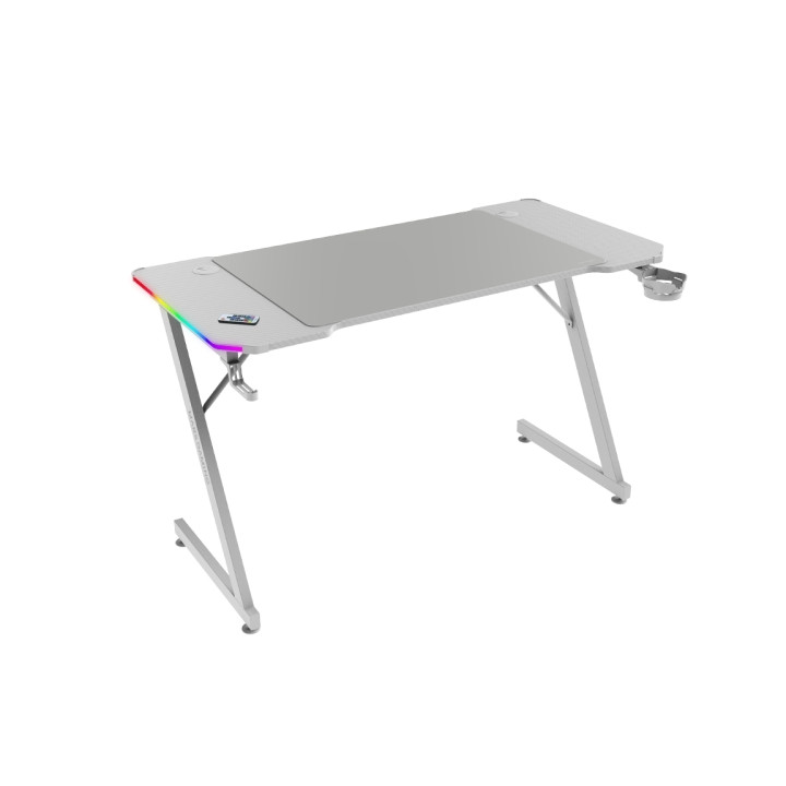 Mars Gaming MGD-X120RGB Mesa Gaming - Iluminacion ARGB con Mando - Soportes Auriculares y Bebidas - Alfombrilla XXL - Estructur