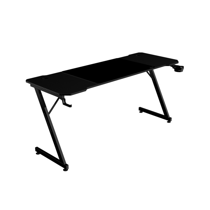 Mars Gaming MGD-X160 Mesa Gaming - Soportes Auriculares y Bebidas - Alfombrilla XXL - Estructura Acero - 160x60x1.5cm - Acabado