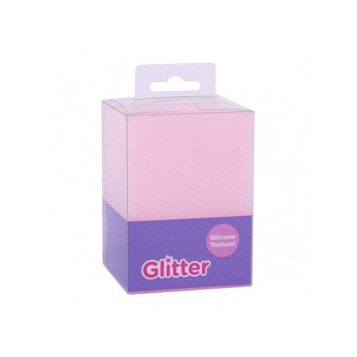 Apli Cubilete de Silicona Portalapices Glitter Collection - Tacto Suave - Resistente y Flexible - Facil de Limpiar - Versatil p