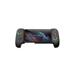 Mars Gaming MGPX Gamepad Bluetooth Multiplataforma - Multifuncional 2 en 1 - Soporta Smartphones hasta 6.8" - Vibracion Dual -