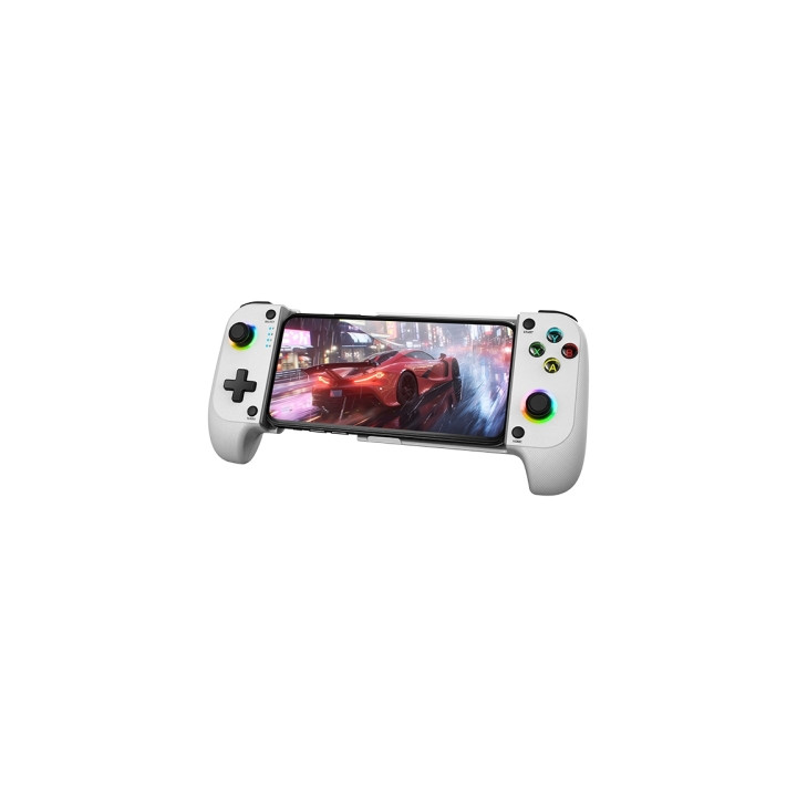 Mars Gaming MGPX Gamepad Bluetooth Multiplataforma - Multifuncional 2 en 1 - Soporta Smartphones hasta 6.8" - Vibracion Dual -